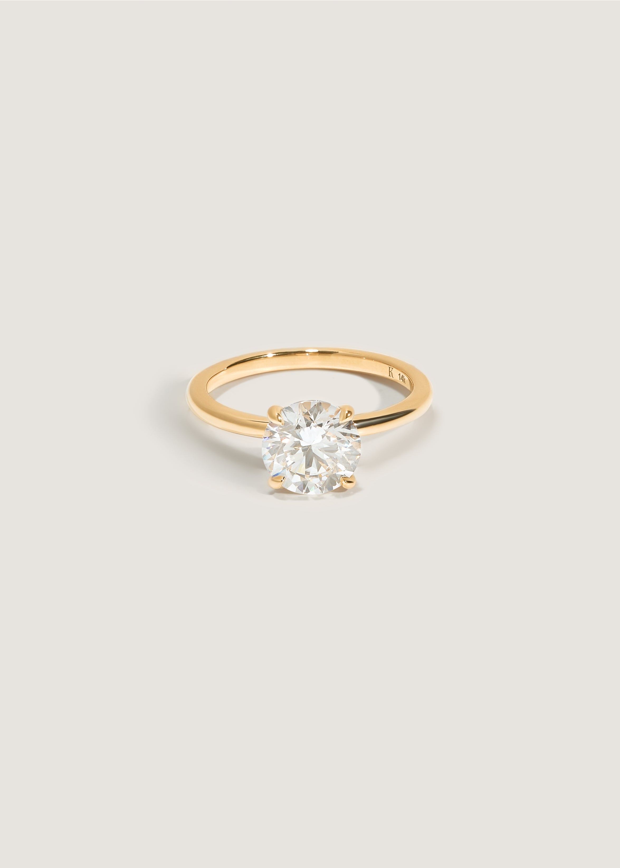 Elizabeth Round Ring Lab Diamond