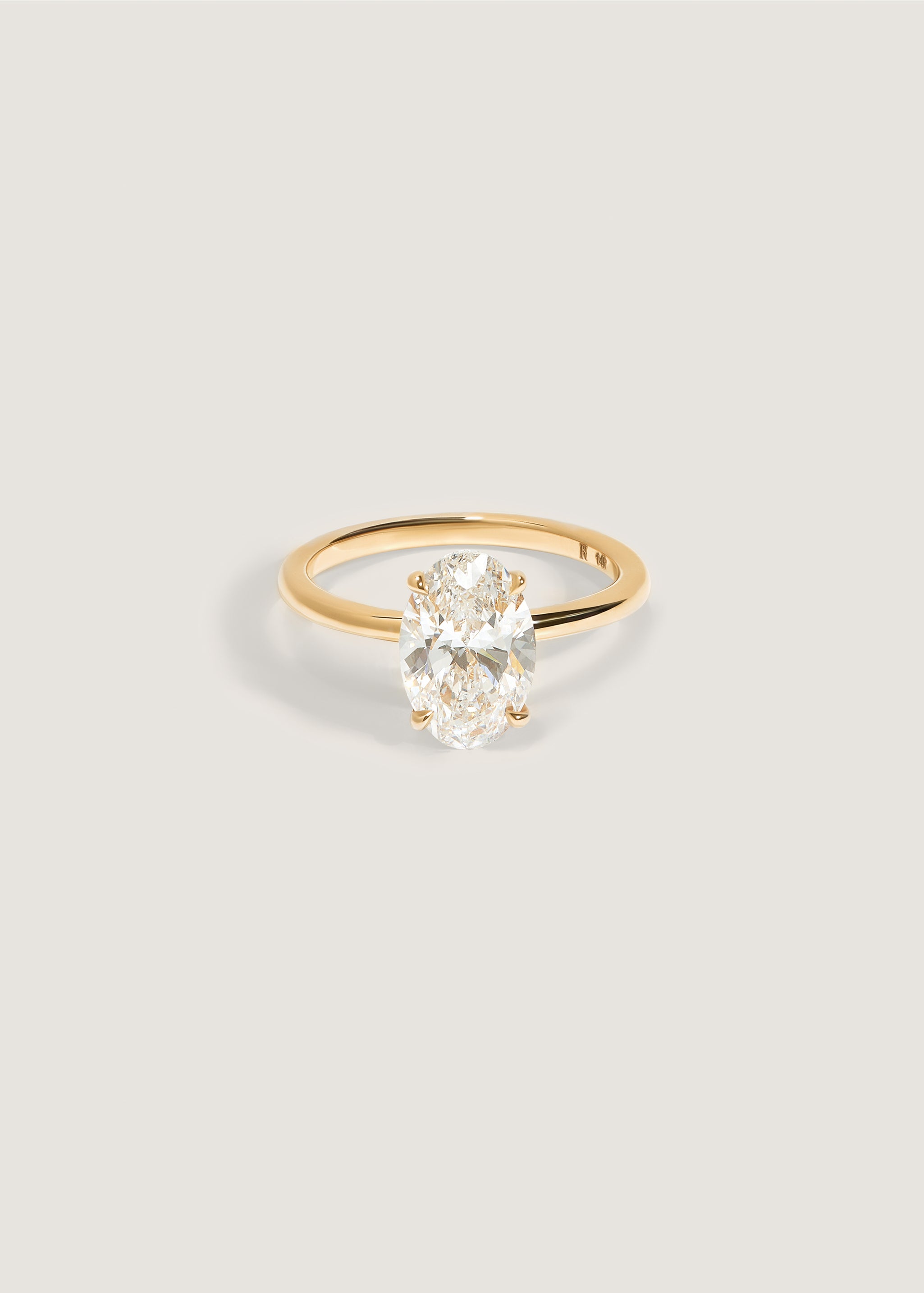 Victoria Oval Ring Lab Diamond