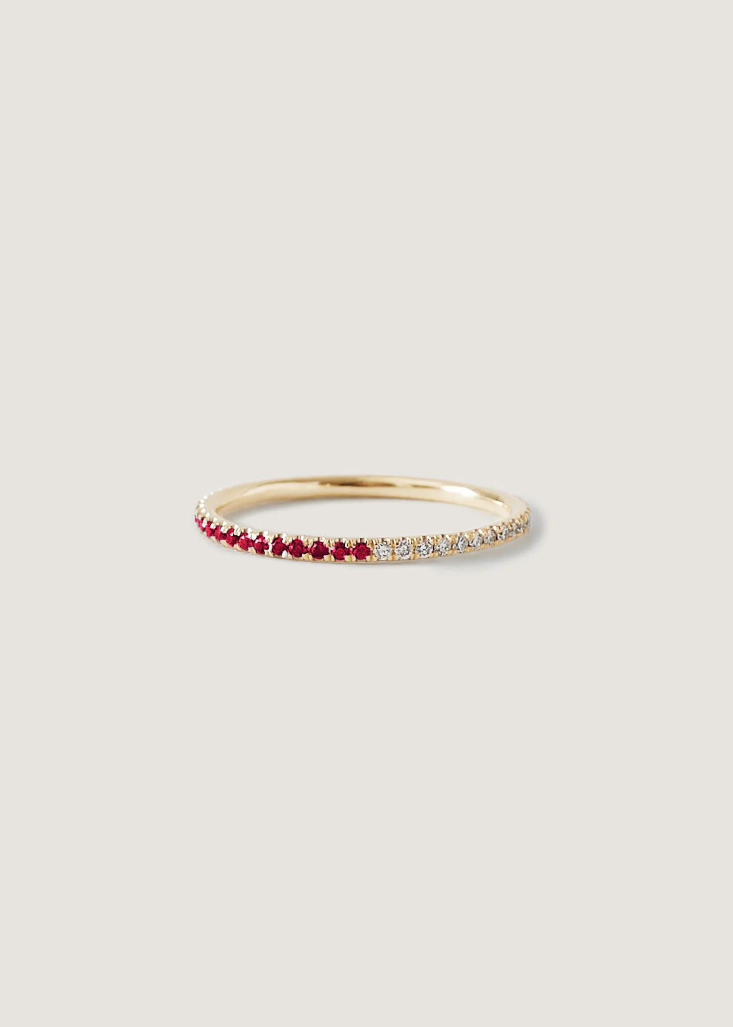 Two In One Pavé Ring July Ruby
