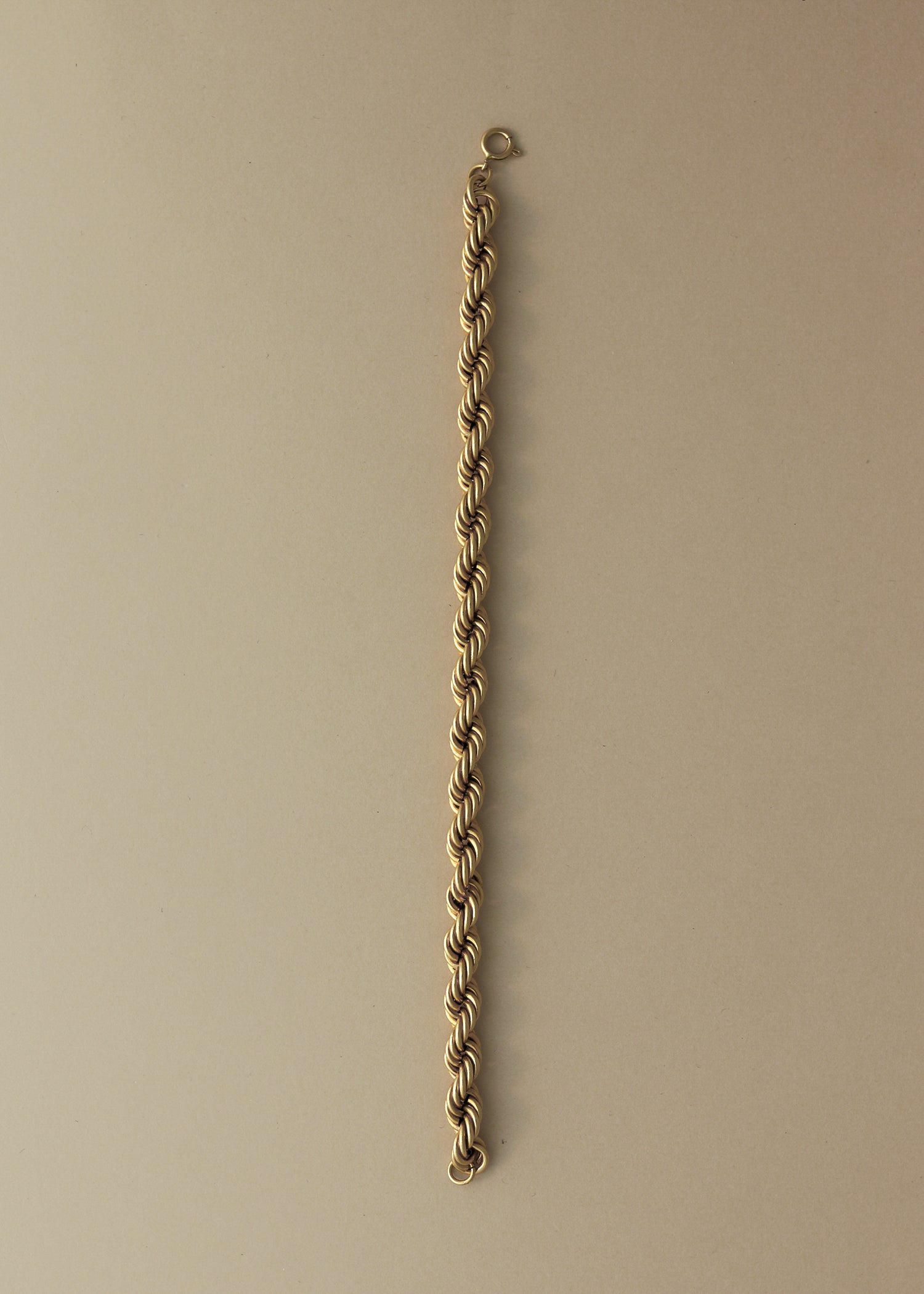 Vintage Gold Rope Twist Bracelet