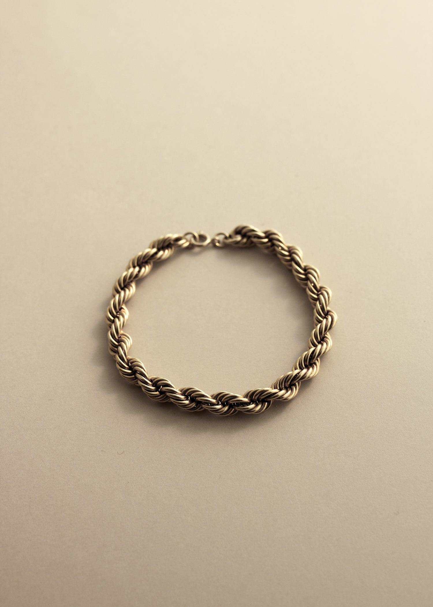 Vintage Gold Rope Twist Bracelet