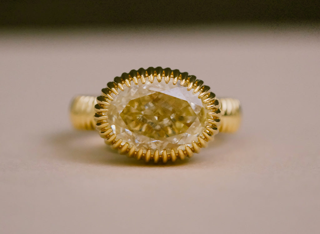 Kinn Studio Josephine Yellow Diamond Ring