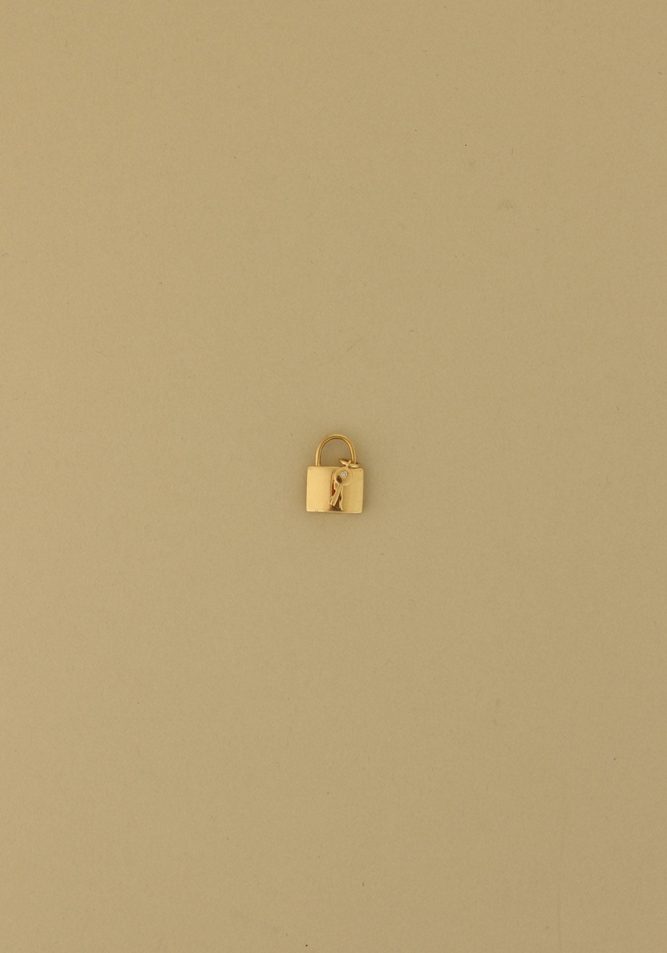 Archive Anna Lock & Diamond Key Pendant