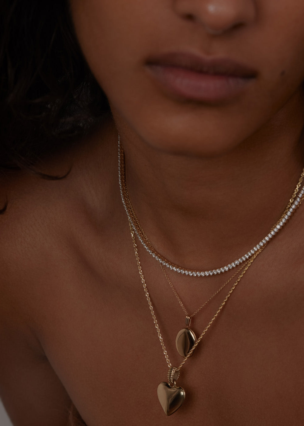 カスタマイズ可【KINNSTUDIO】Maison Heart Locketネックレス Maison Heart Locket Necklace - Kinn