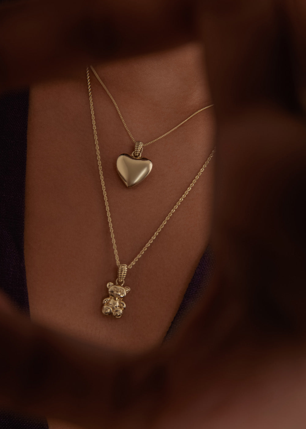 Close To My Heart Pendant Gold - Kinn