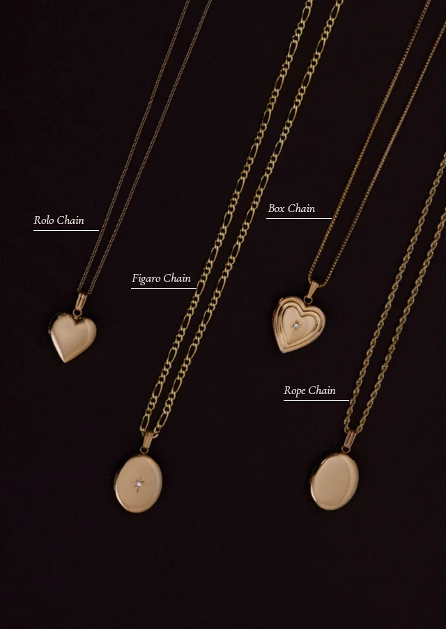 【KINNSTUDIO】Maison Locket Box Chainネックレス Maison Heart Locket Necklace - Kinn