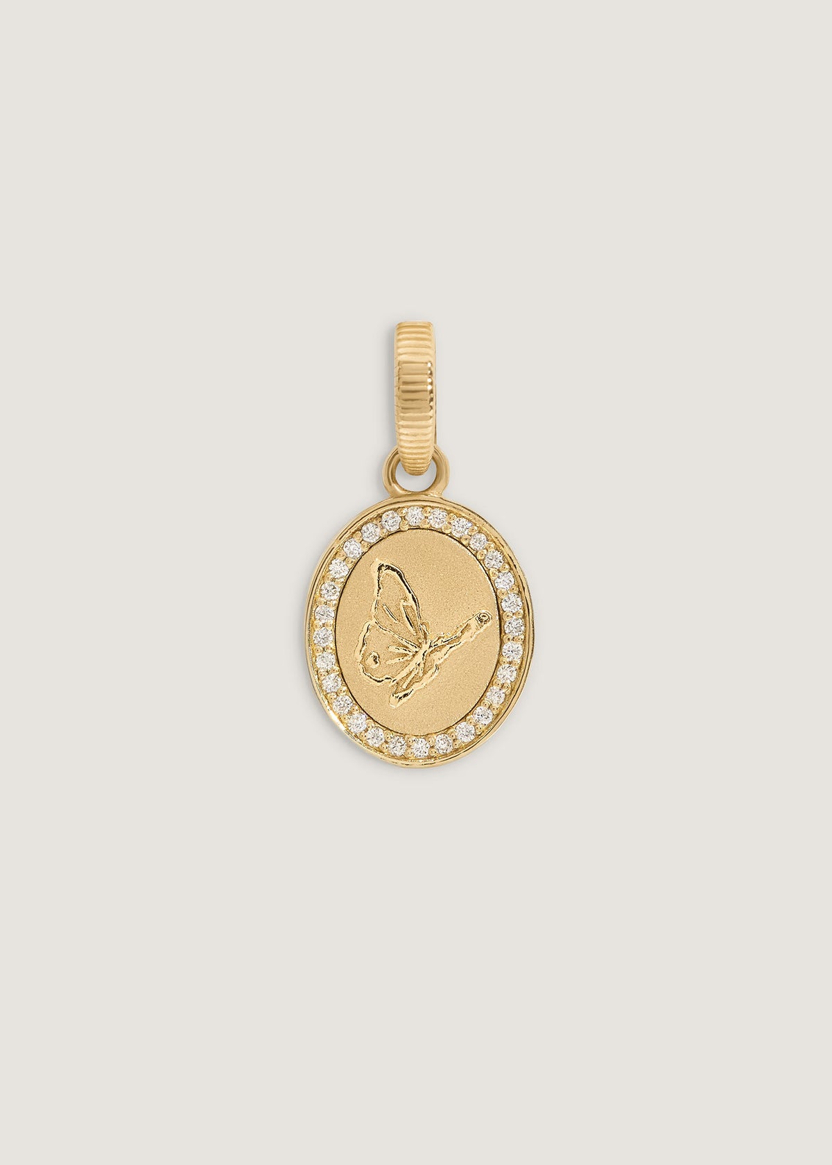 Kinn 14k Gold Butterfly Dream Diamond Pendant
