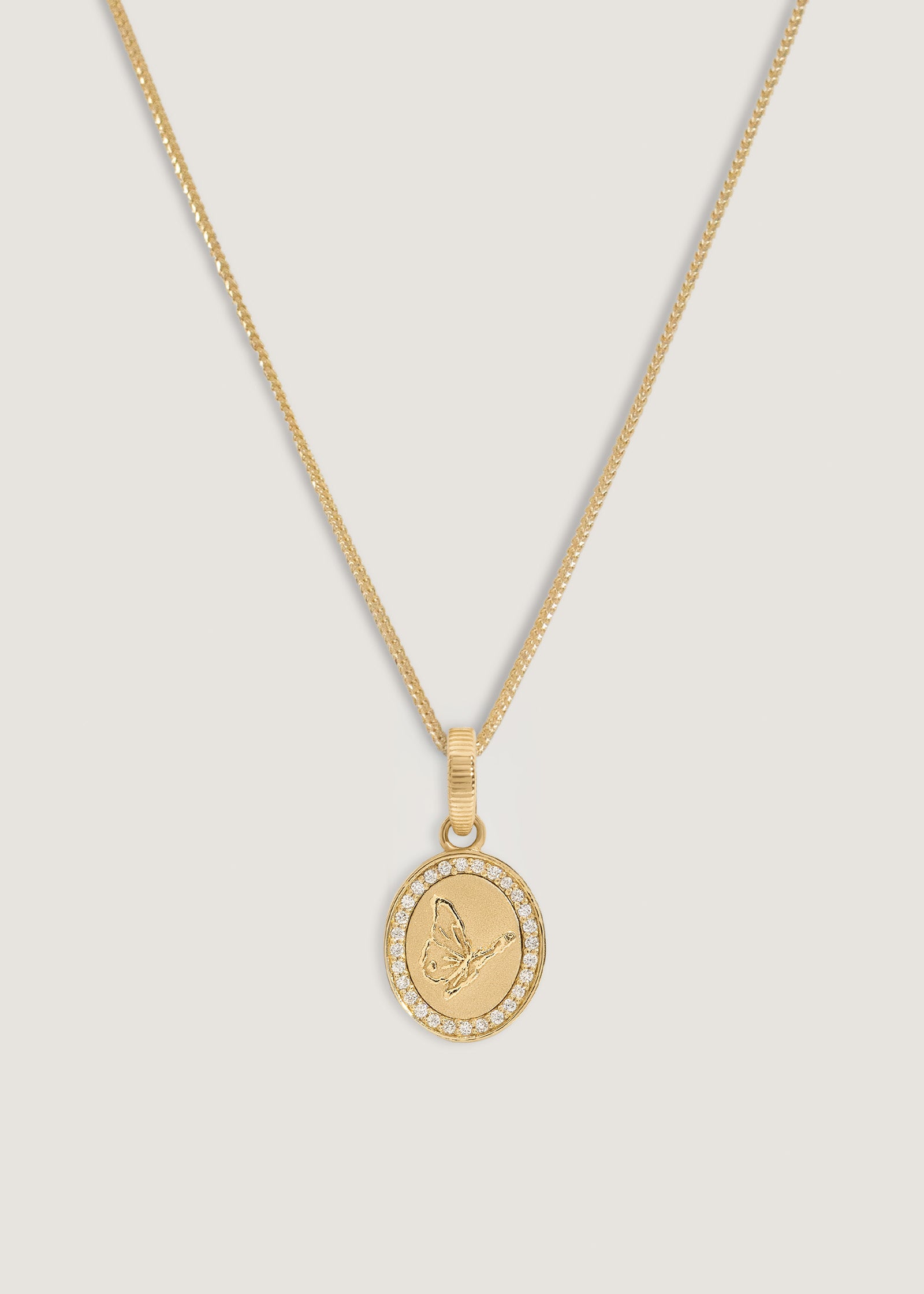 Butterfly Dream Diamond Pendant Necklace
