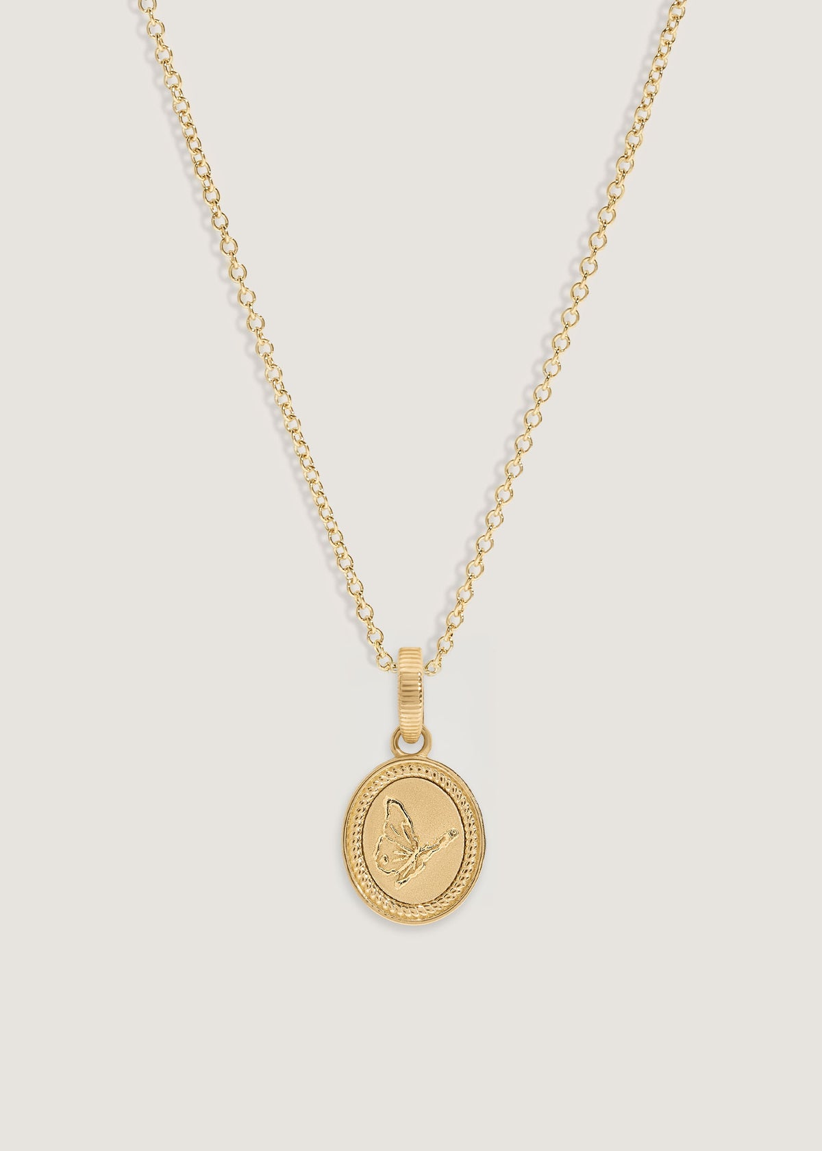 Kinn 14k Gold Butterfly Dream Pendant Necklace