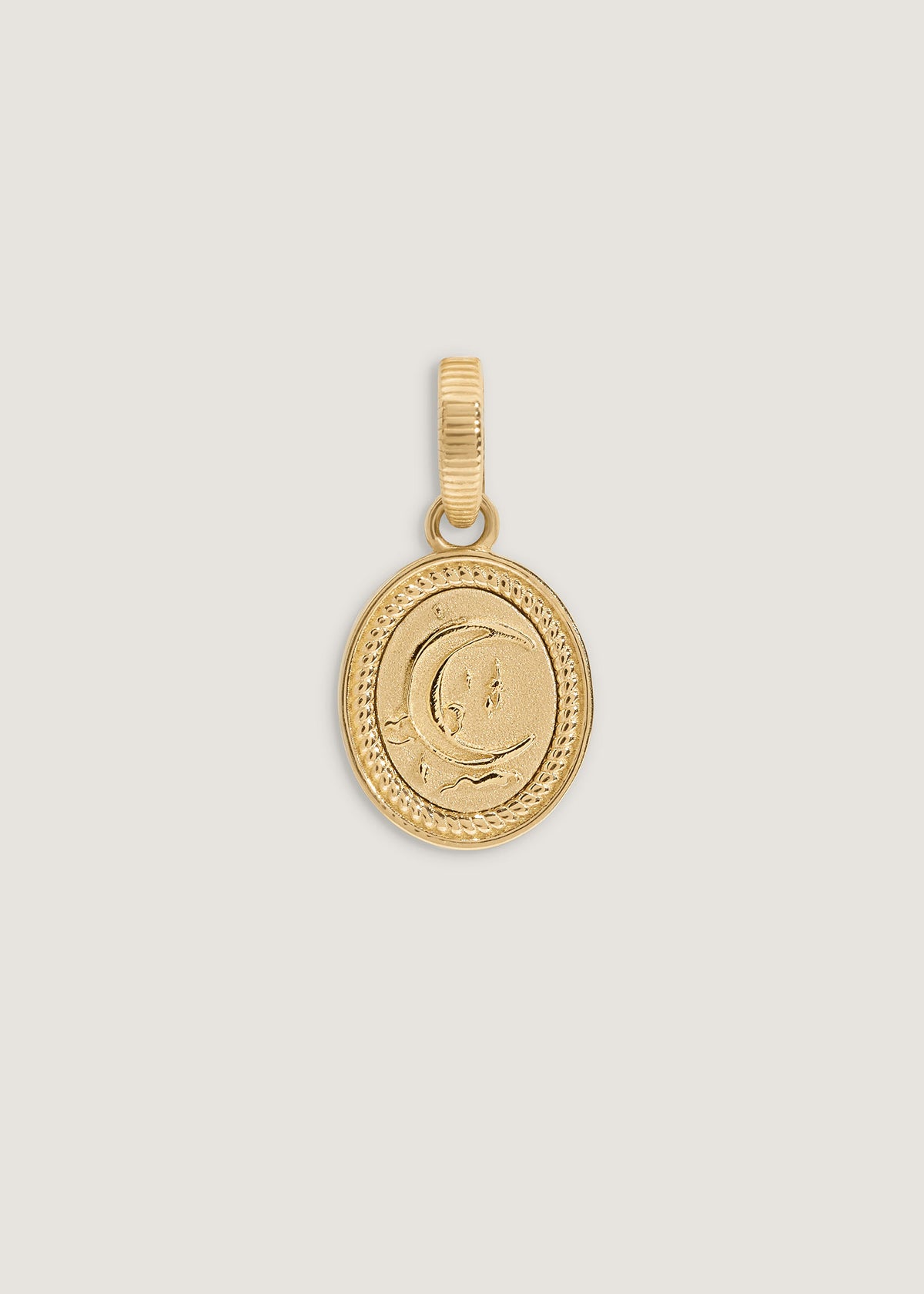 Kinn 14k Gold Crescent Dream Pendant