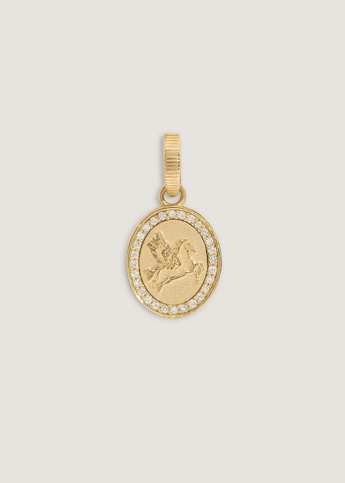 Kinn 14k Gold Pegasus Dream Diamond Pendant