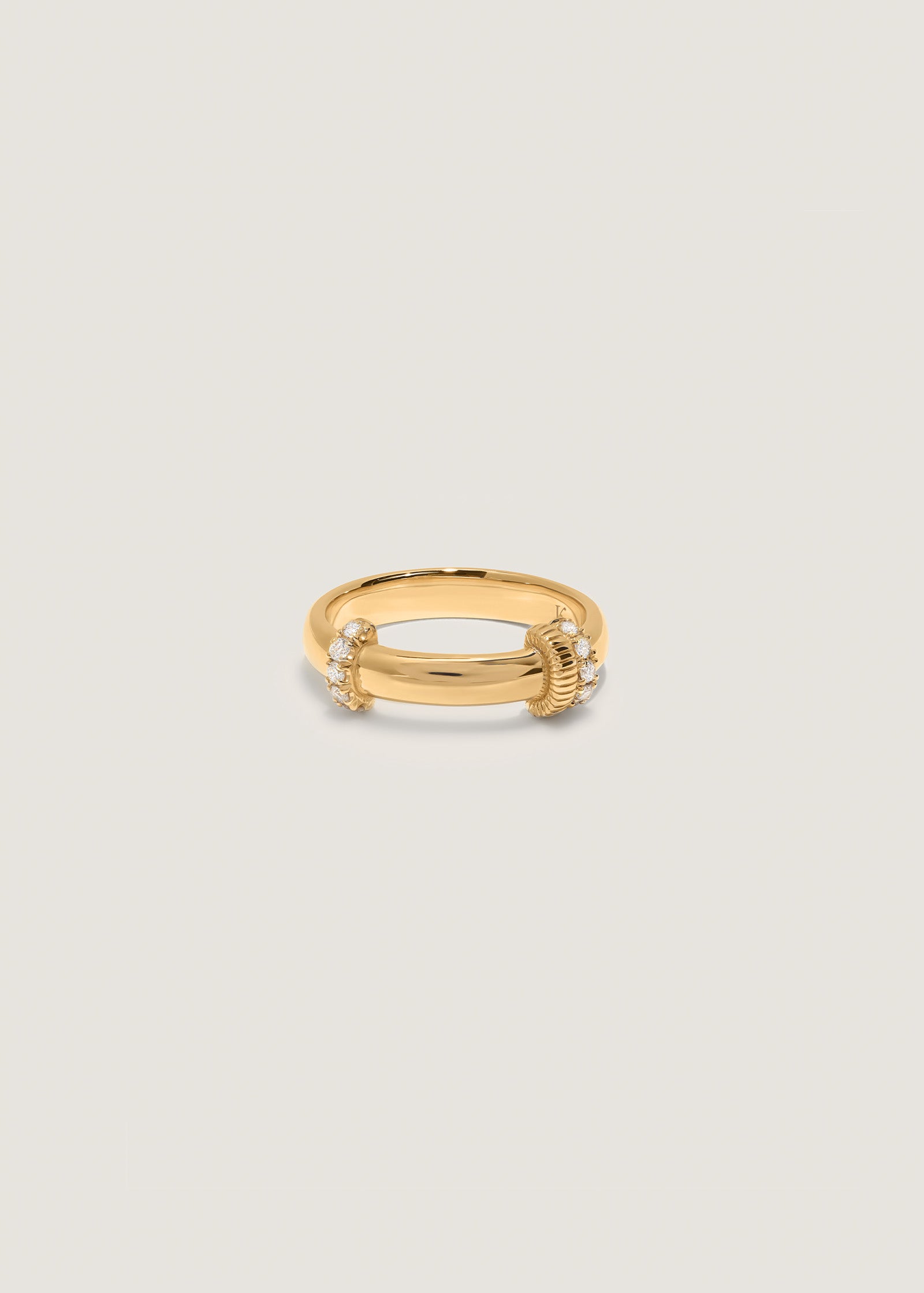 Kinn x Prince 14k Gold Rally Pavé Diamond Ring