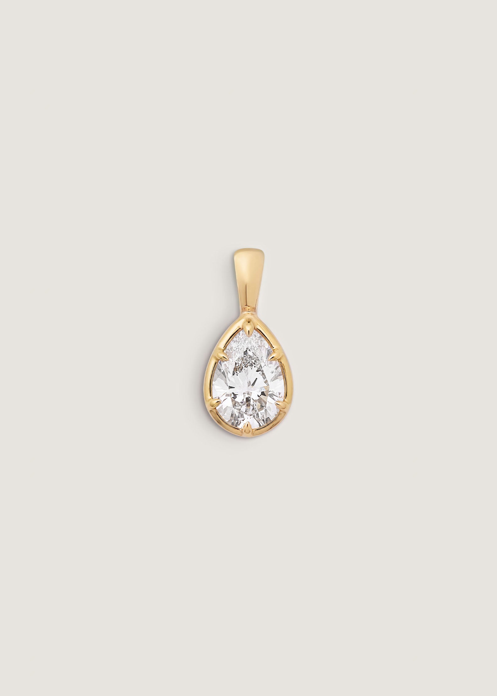 Clara Pear Diamond Pendant