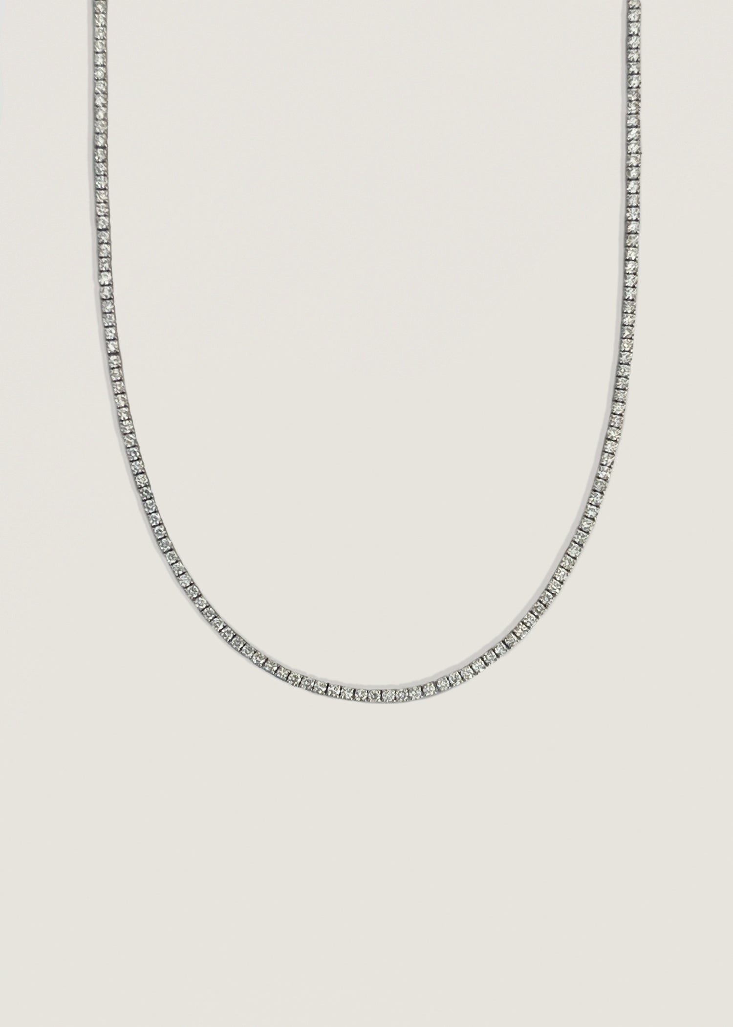 alt="Diana Diamond Tennis Necklace"