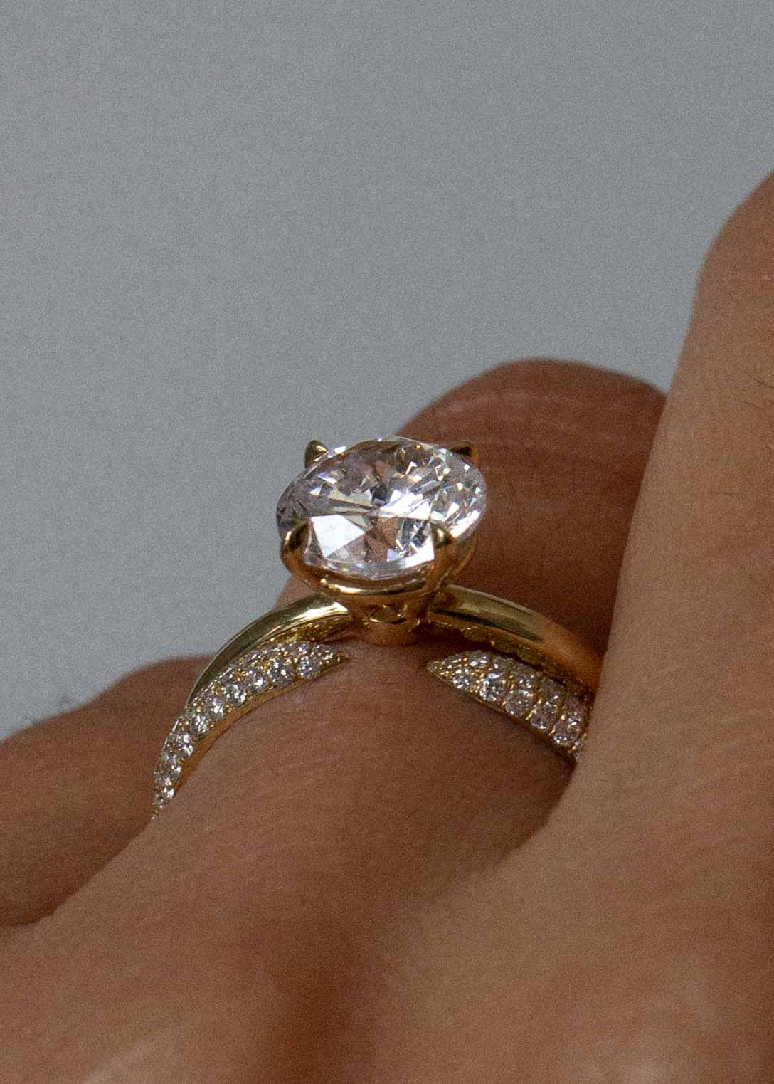 Ennis Pavé Diamond Cuff Ring