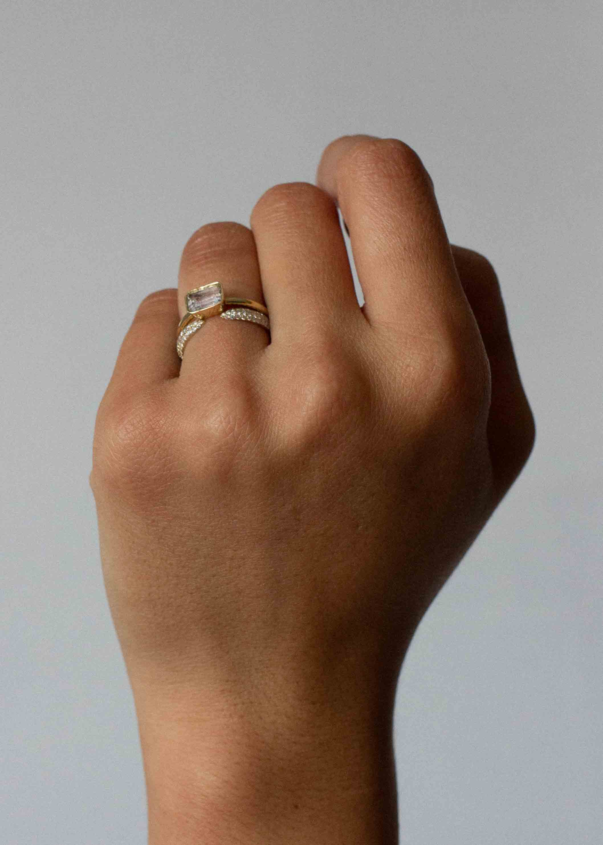 Diamond cuff wedding band on sale