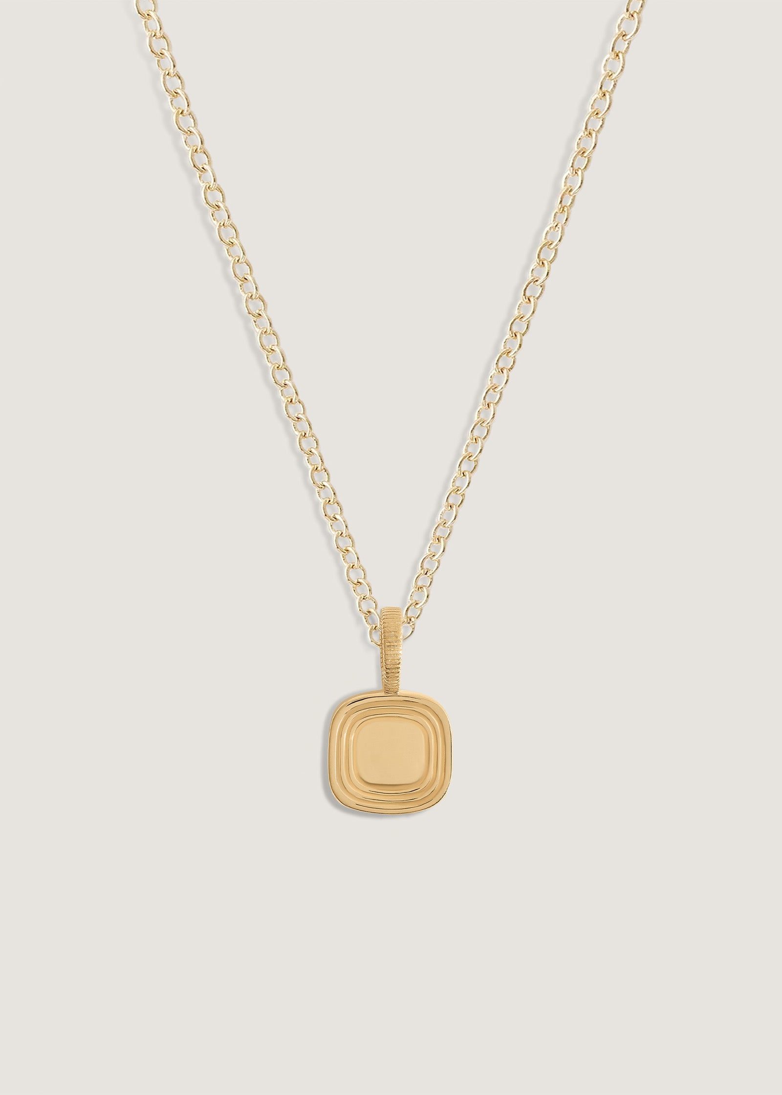 The Estate Necklace Yellow Gold - ENGRAVING