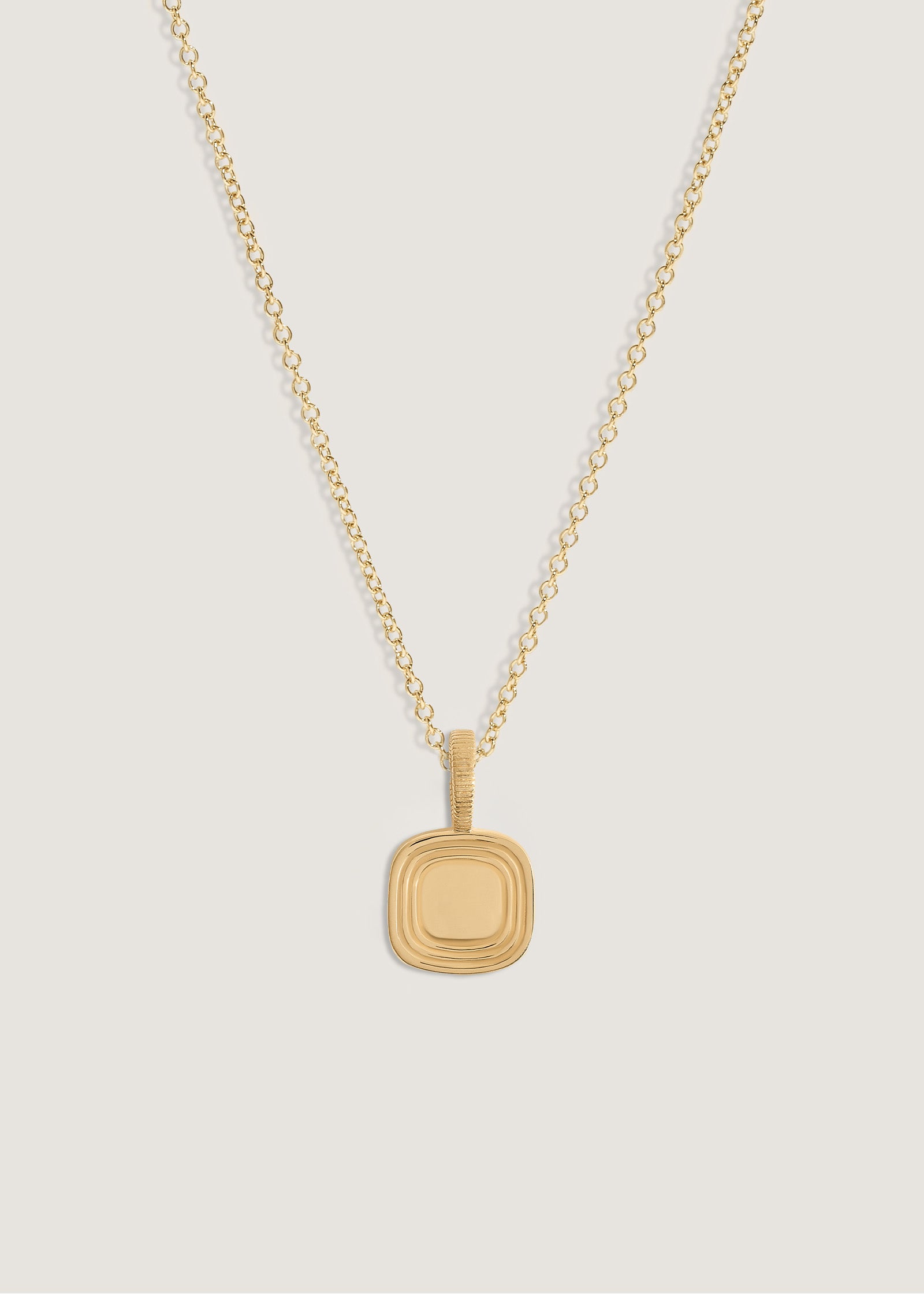 The Estate Necklace Yellow Gold - ENGRAVING