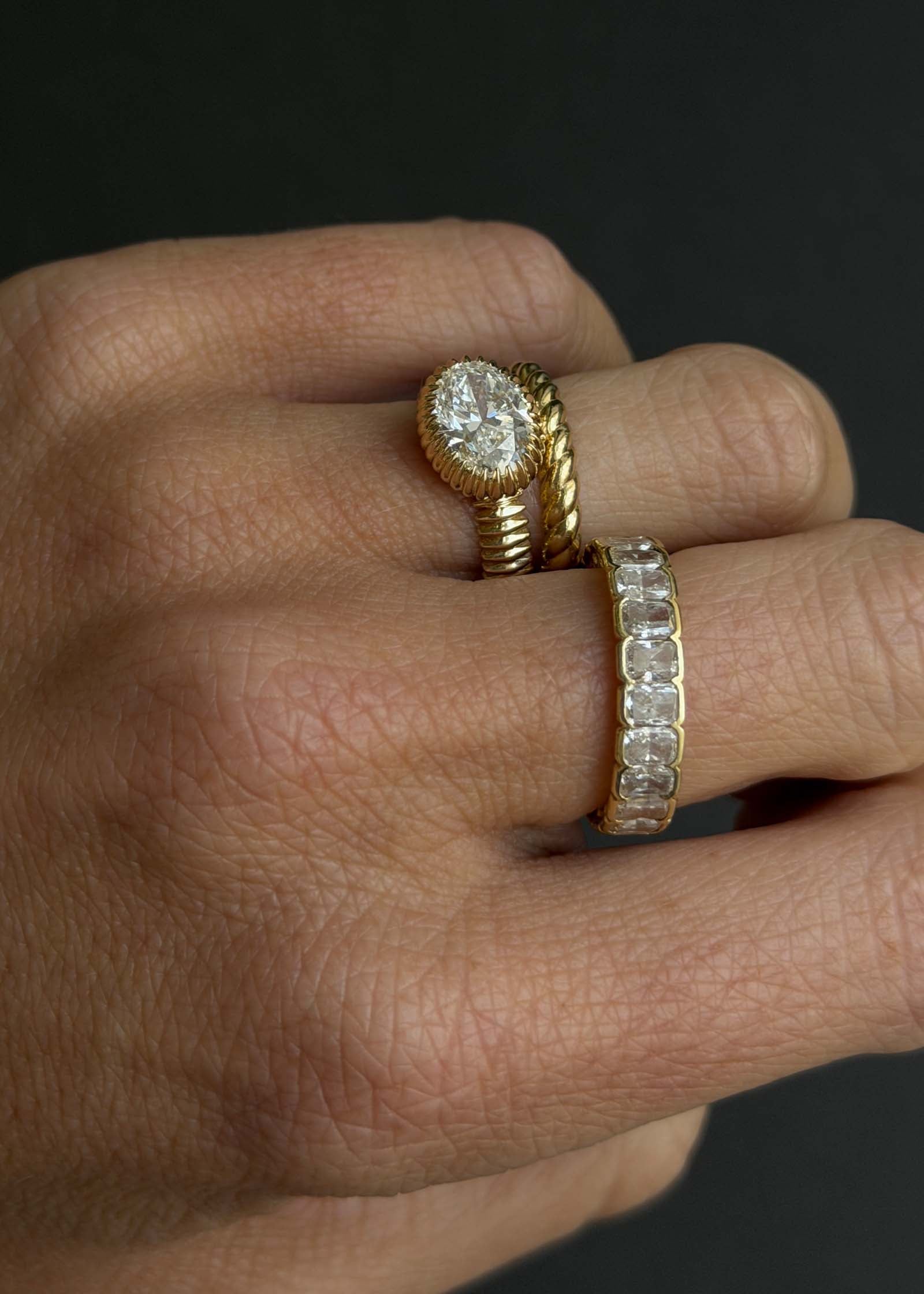 Claudine Twist Ring