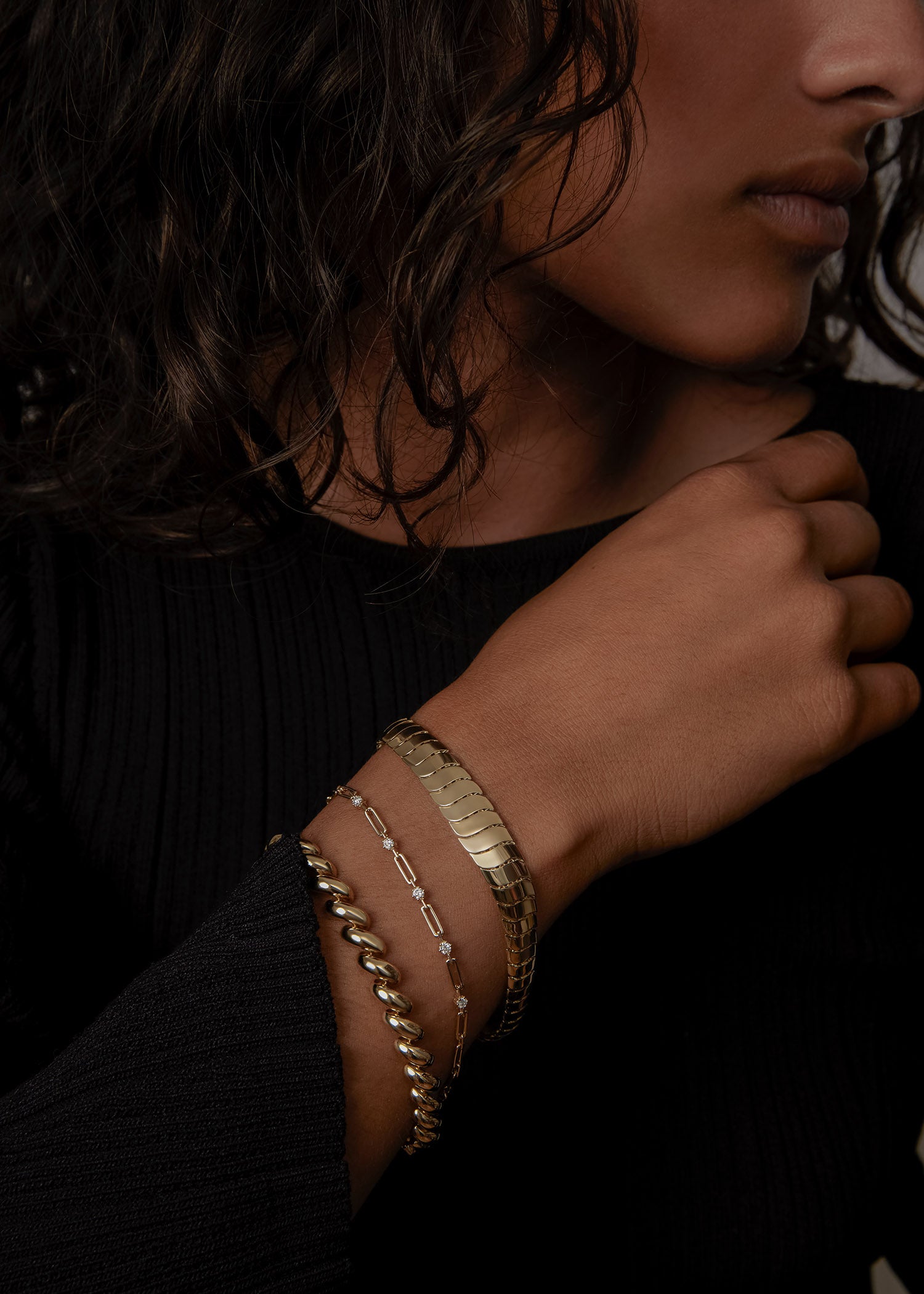 COBRA Bone Beads 1連 Bold Cobra Chain Bracelet - Kinn