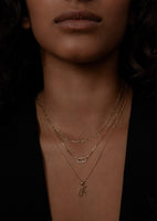alt="Love Letter Charm Necklace - Rolo Chain"
