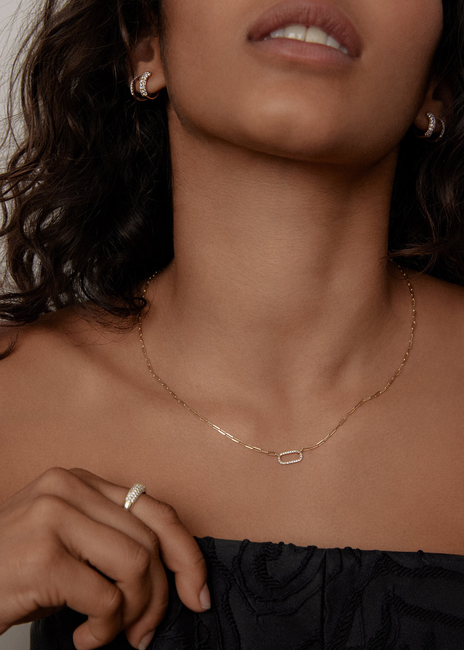 Links store diamond necklace