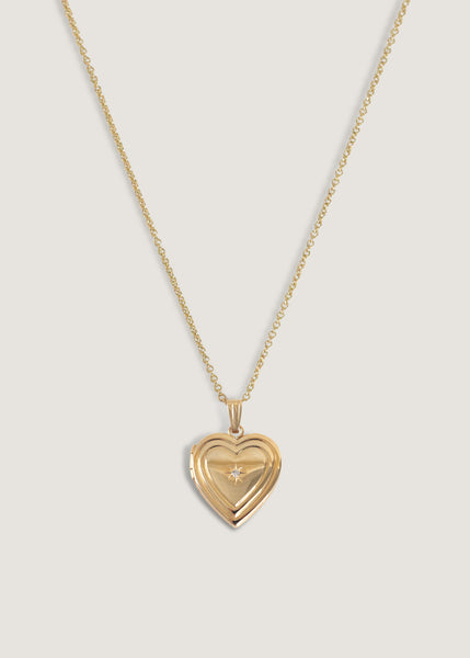 【KINNSTUDIO】Maison Heart Locket Wheat Chainネックレス Maison Heart Locket Necklace - Kinn