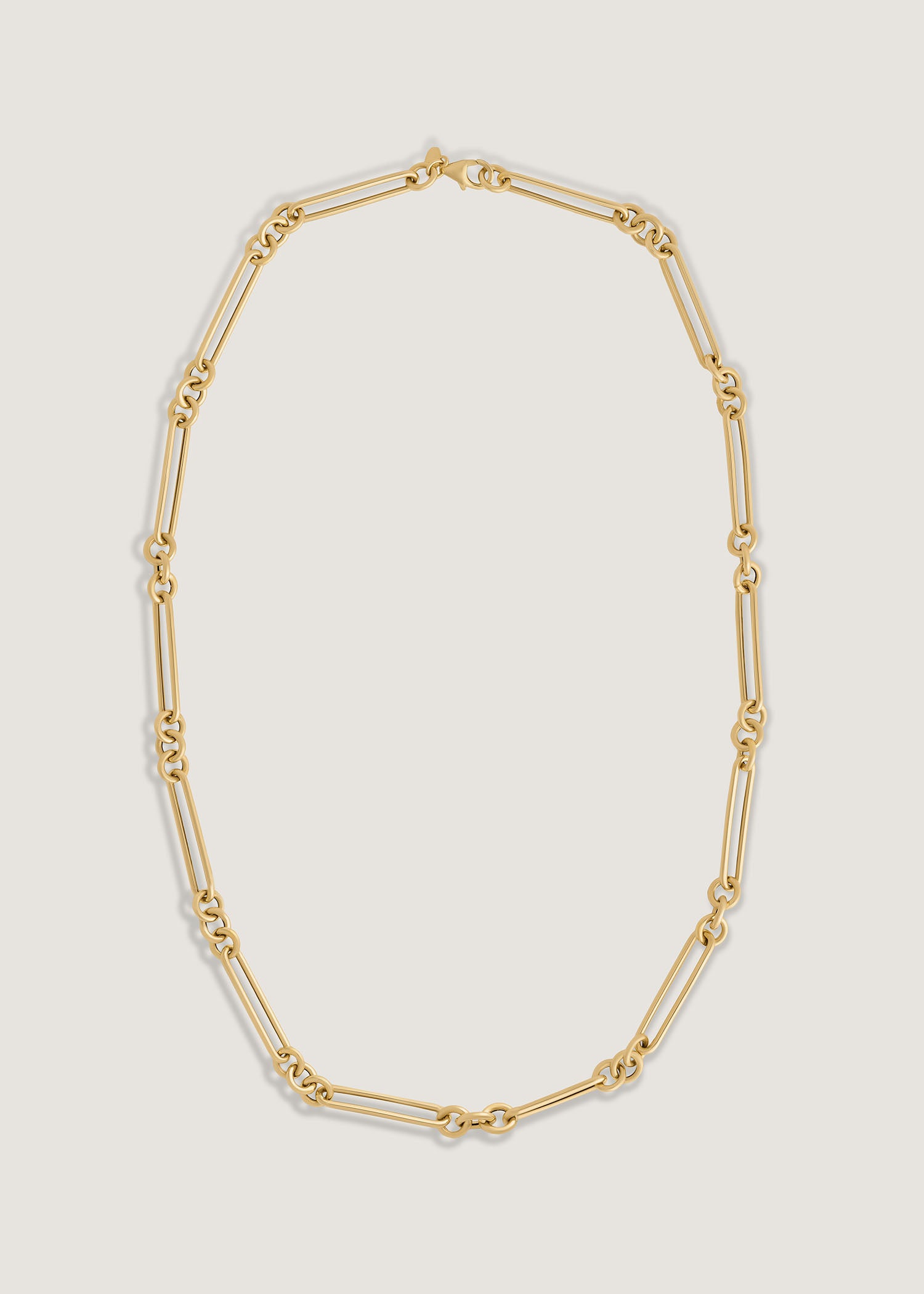 Kinn 14k Gold Mixed Link Chain Necklace