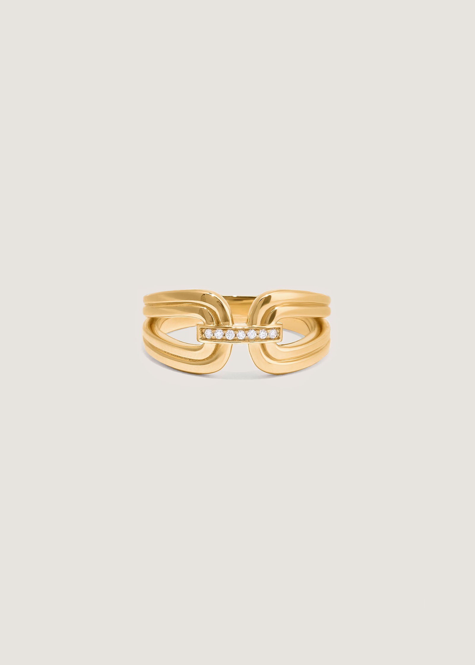 Nicky Double Horseshoe Ring