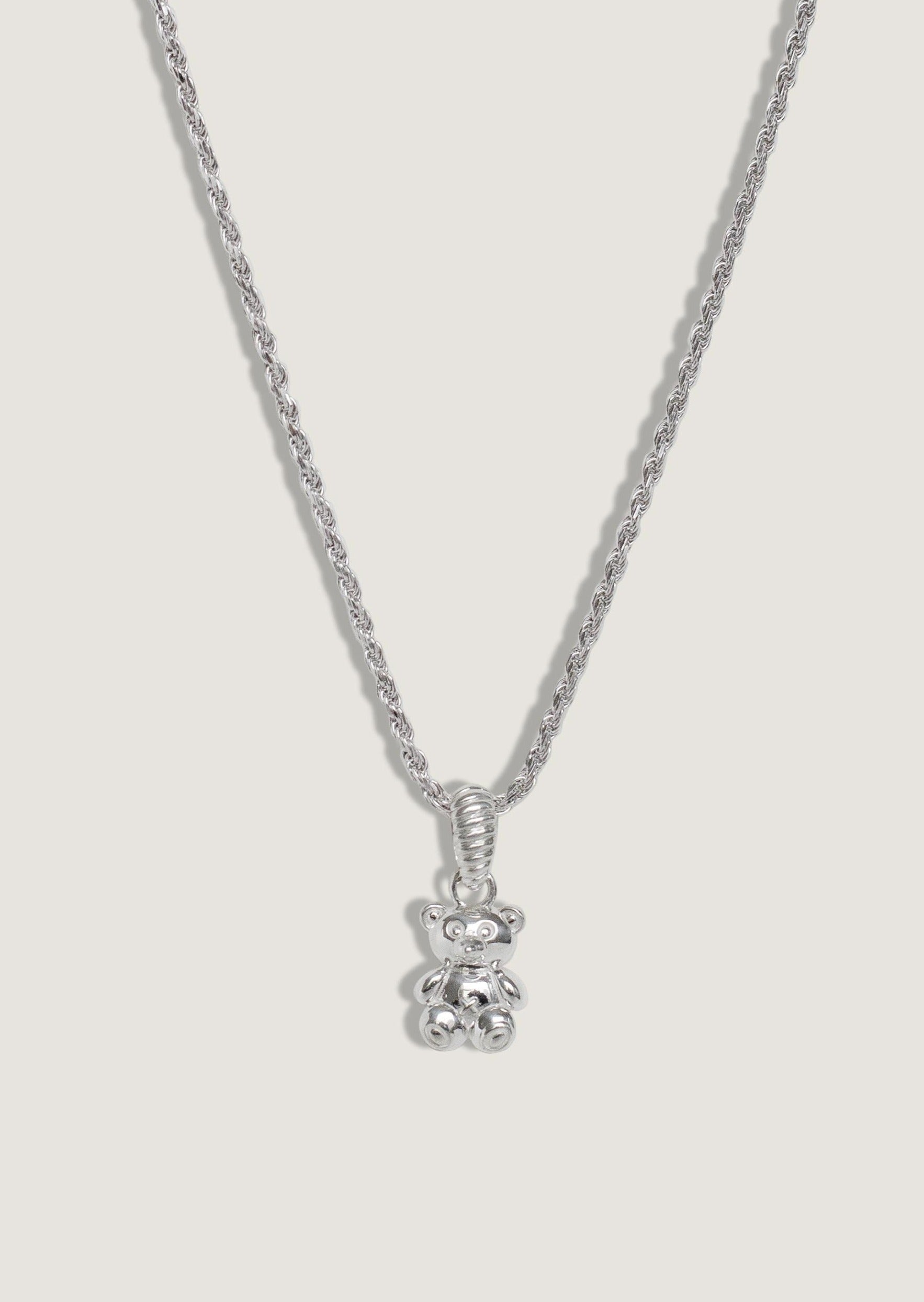 Oliver Teddy Bear Pendant Silver Kinn
