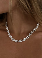 Puffed Mariner Chain Necklace
