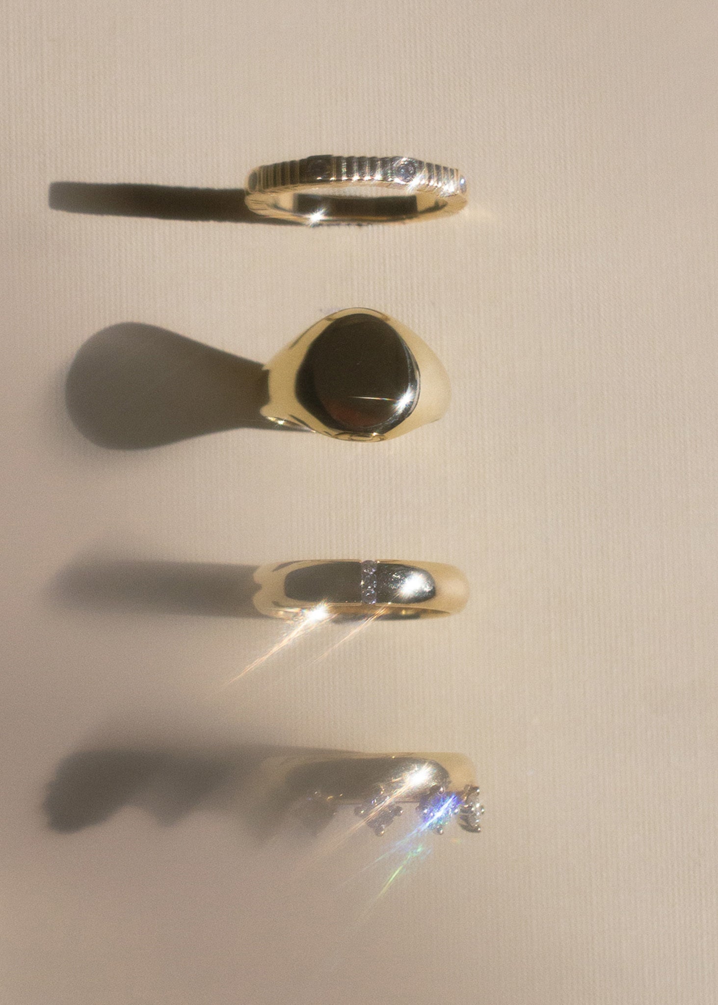カスタマイズ可【KINNSTUDIO】Bold Classic Signetリング Bold Classic Signet Ring - Kinn