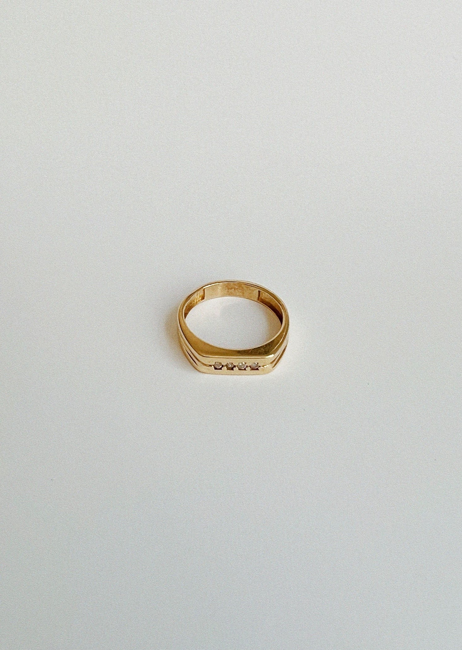 Vintage Four Diamond Ring