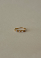 Vintage Seven Round Diamond Ring