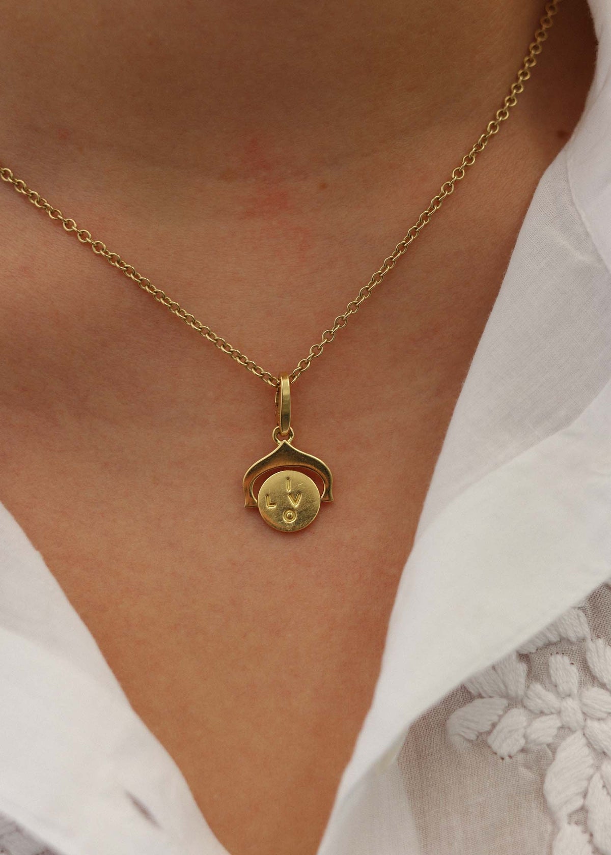 Vintage 18k Gold Cartier I LOVE YOU Spinner Charm