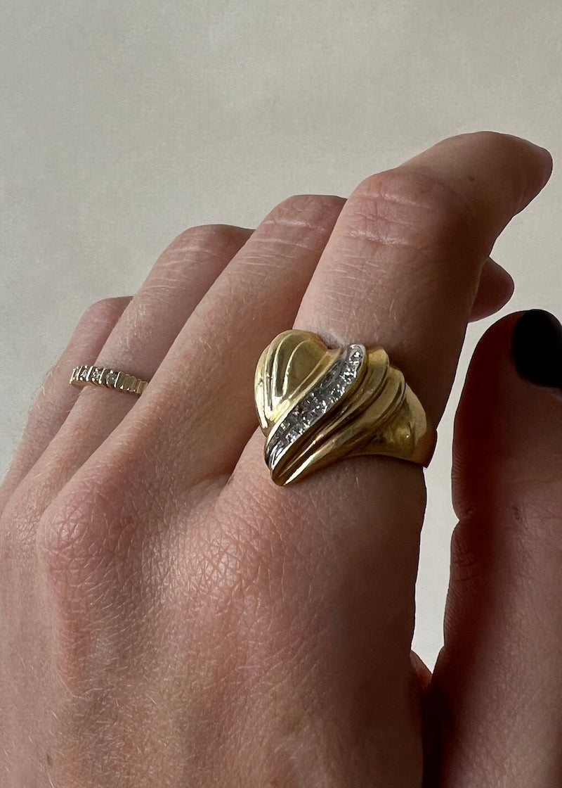 Antique heart ring new arrivals