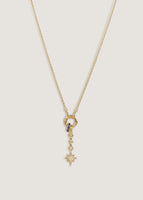 alt="Petite Diamond North Star Pendant"