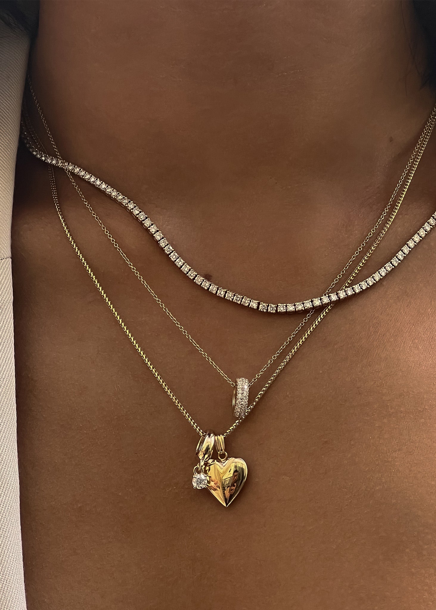 【KINNSTUDIO】ギフトにも♪ Maison Locket チャーム Maison Oval Locket Diamond - Kinn