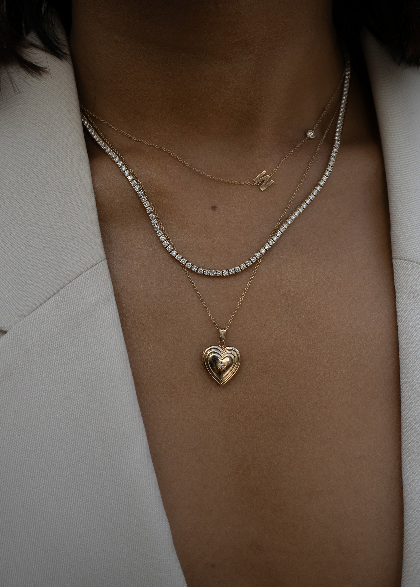 Rose Gold Diamond Tennis Necklace – H&H Jewels