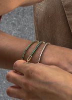 alt="Serena Emerald Tennis Link Bracelet II"