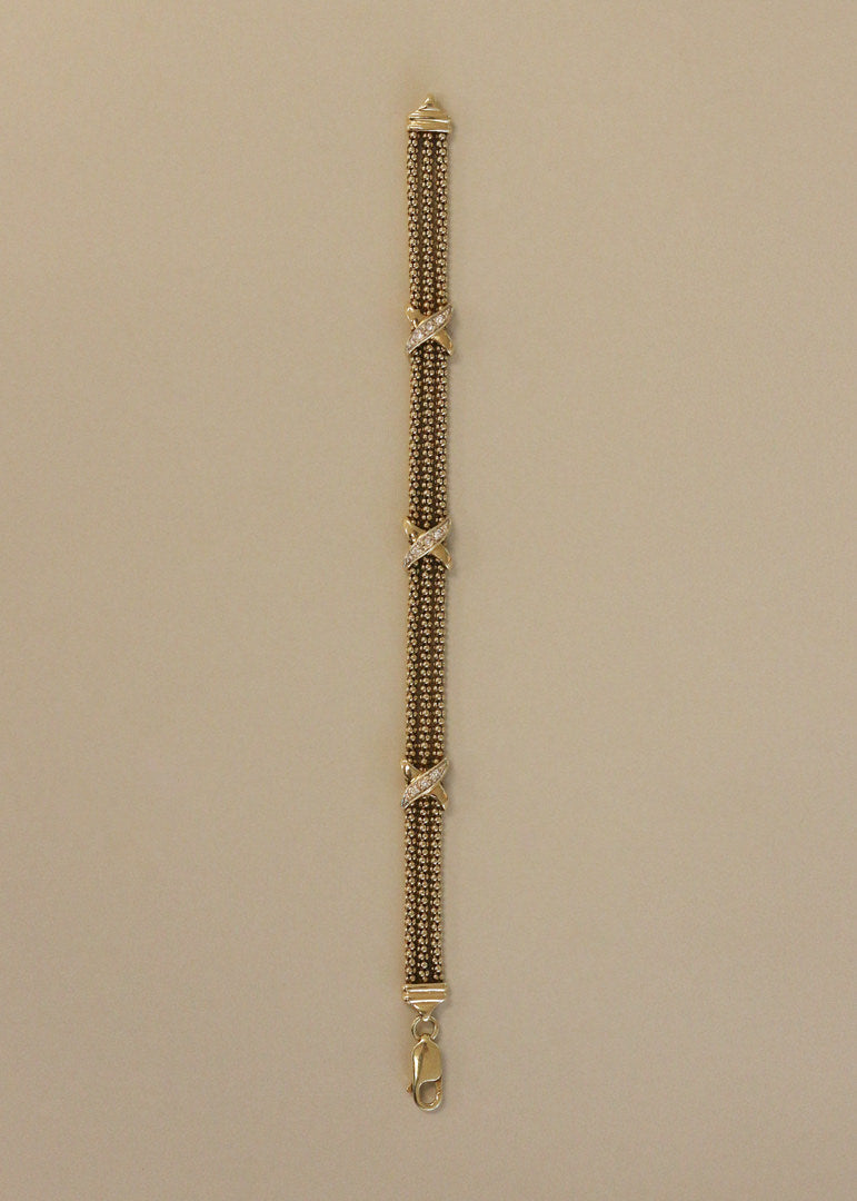 Kinn Vintage 14k Gold Chain Bracelet
