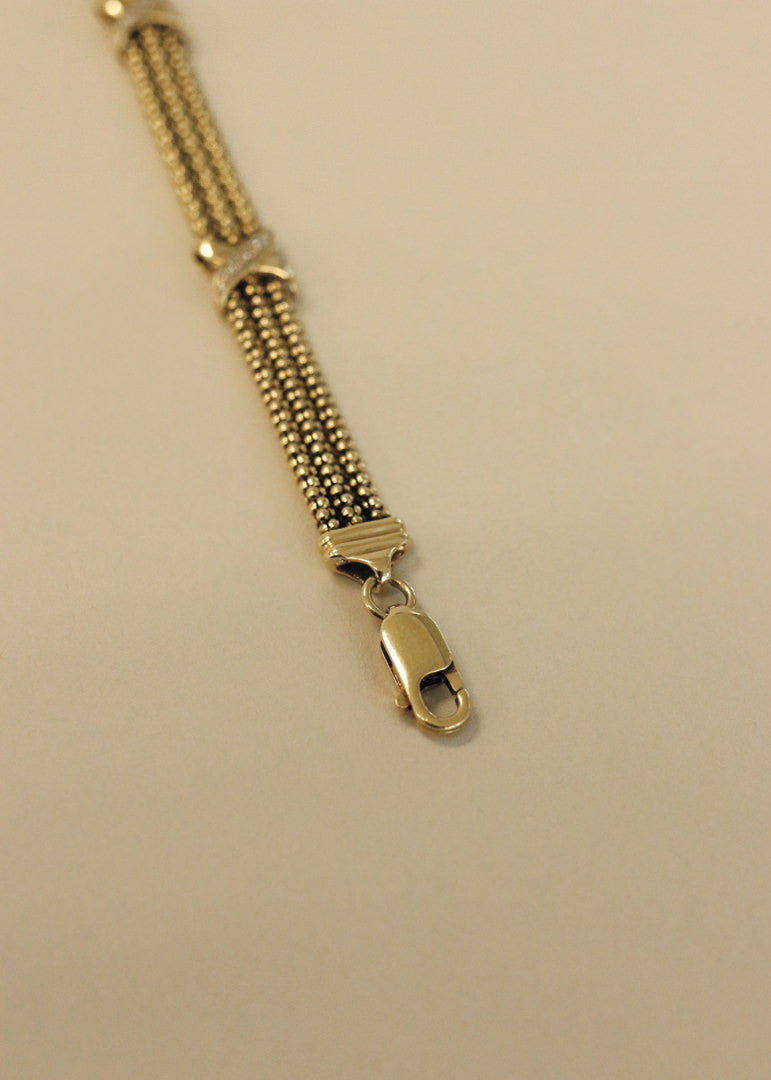 Kinn Vintage 14k Gold Chain Bracelet