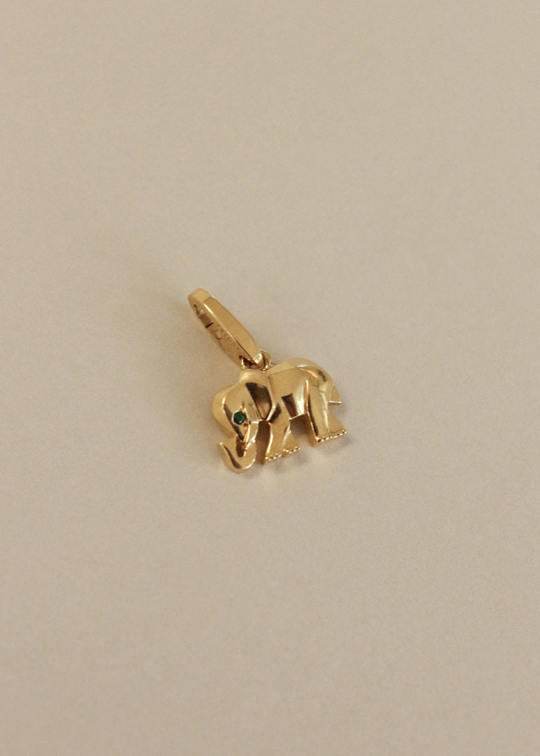 Vintage 18k Gold Cartier Khandy Elephant Charm | Kinn Studio