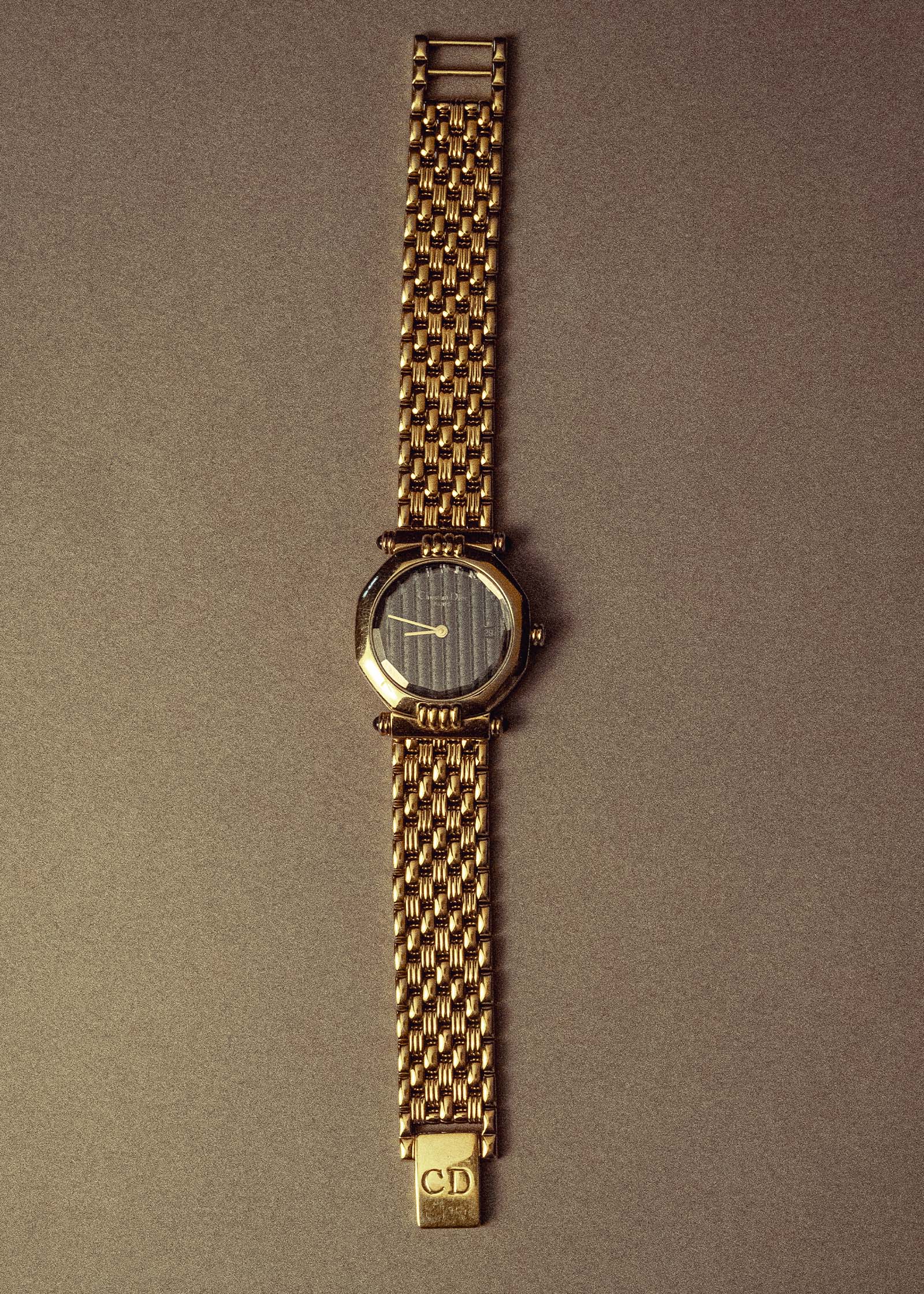 ChristianDior　腕時計　ゴールド Kinn Vintage Christian Dior Gold Watch