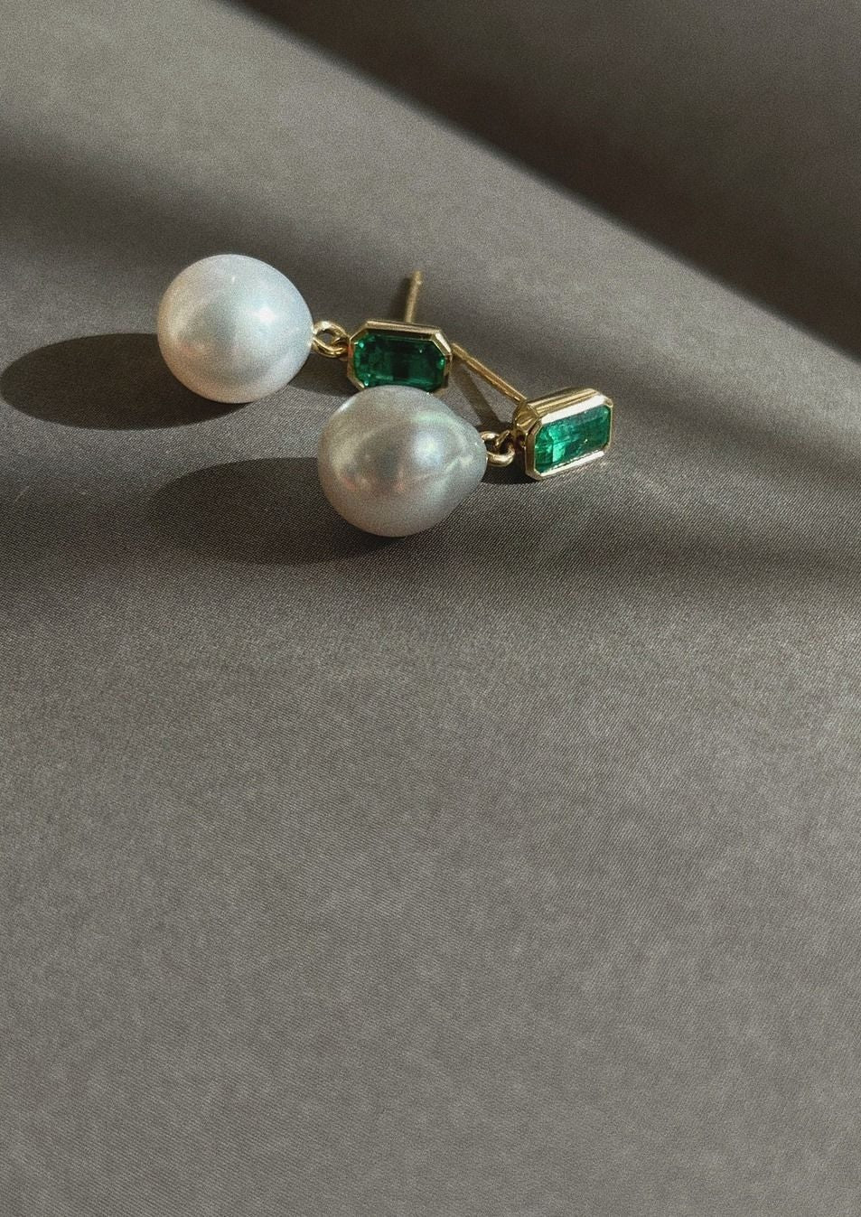 alt="Celine Baroque Pearl Earrings"