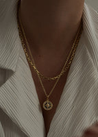 Cable Rolo Link Chain Necklace