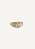 Vintage Retro Pavé Diamond Ring