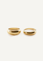 alt="Dare To Love Dome Ring II next to the dare to love dome ring I"