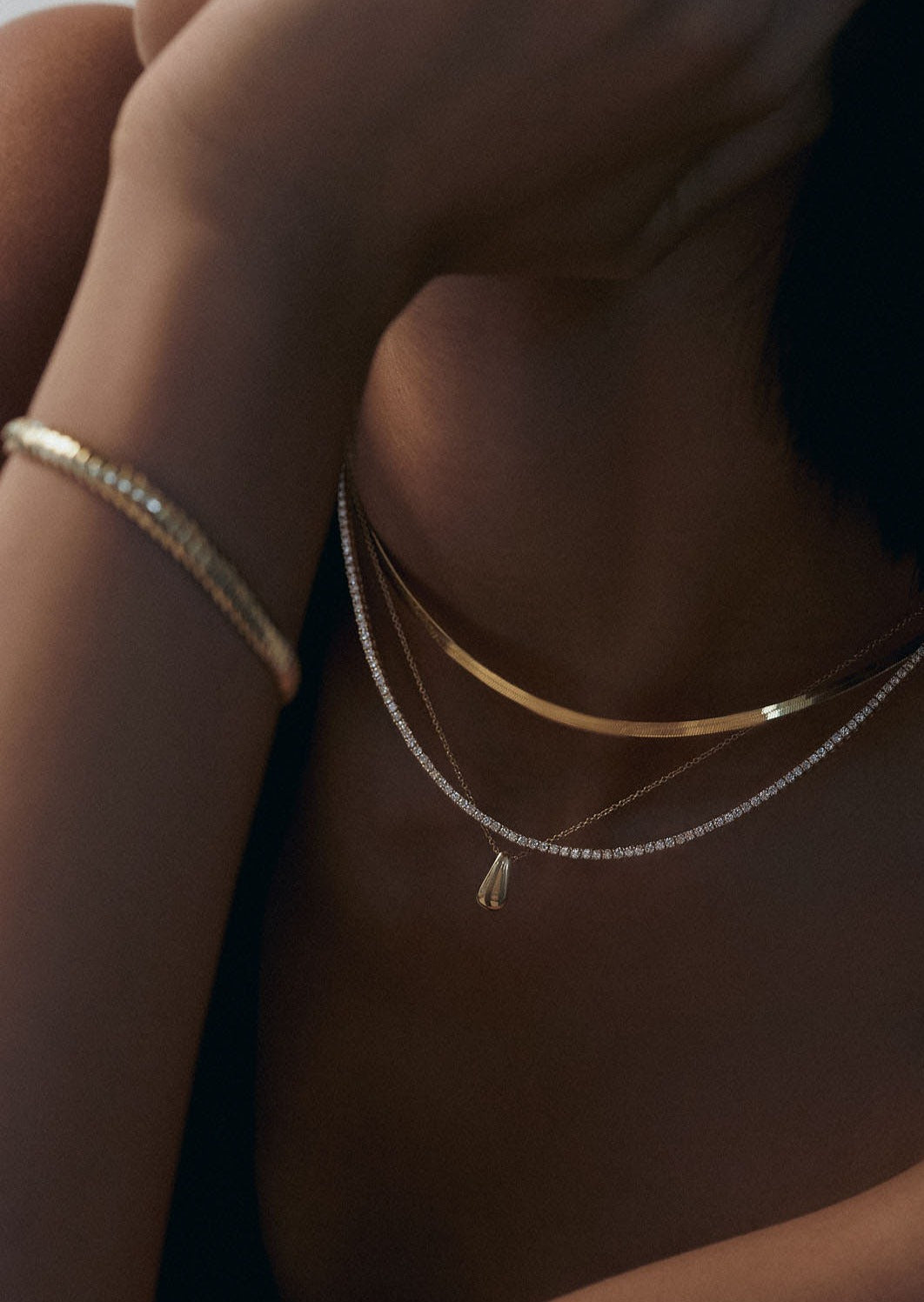 韓国発【MONDAY EDITION】Teardrop Pendant Necklace - Gold Amazon.com: KELMALL Water Teardrop Pendant Necklace, Silver
