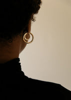 alt="Classic Hoop Earrings - Medium and Classic hoop earrings small"